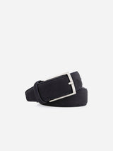 Immaculate Vegan - NOAH - Italian Vegan Shoes Vegan belt Cinta suede blu 35 80 cm