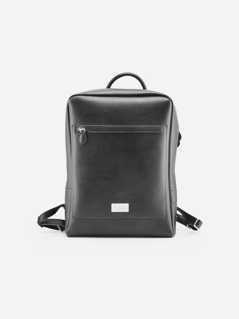 NOAH - Italian Vegan Shoes Arezzo Vegan Leather Backpack | Black