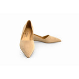 Immaculate Vegan - Stefania Vegan Suede Flat | Beige