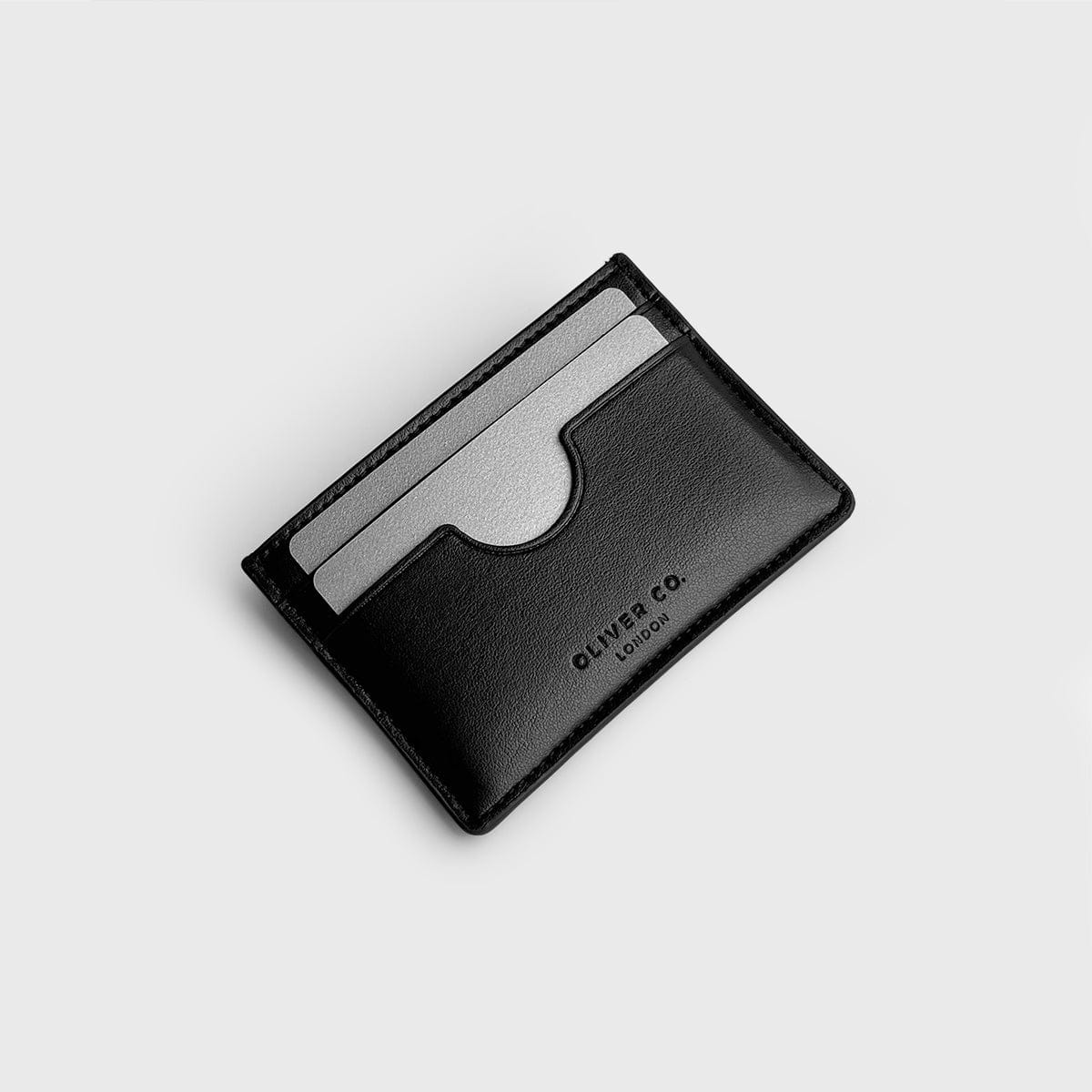 Oliver Co. London Premium Slim Card Holder (Black / No) Black / No