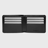 Immaculate Vegan - Oliver Co. London Premium Apple leather Classic Bi-fold Wallet | Black Black