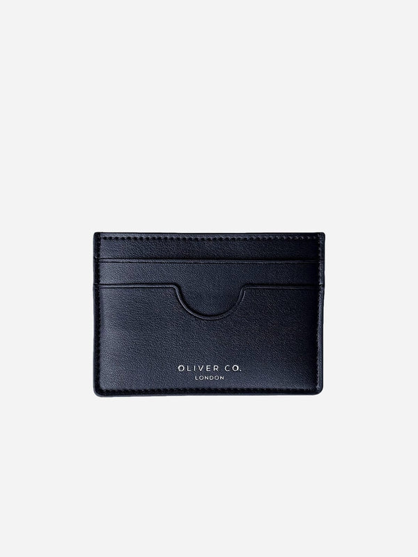 Oliver Co. London Premium Slim Apple Leather Vegan Cardholder | Coastal Blue Coastal Blue