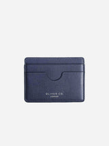 Immaculate Vegan - Oliver Co. London Slim Apple Leather Vegan Cardholder | Coastal Blue Coastal Blue