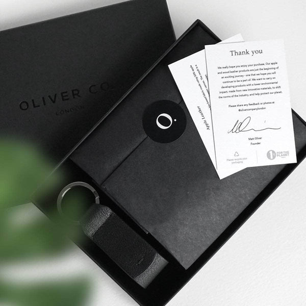 RFID Compact Vegan Wallets - Slim Personalised Vegan Leather Wallet –  Oliver Co. London