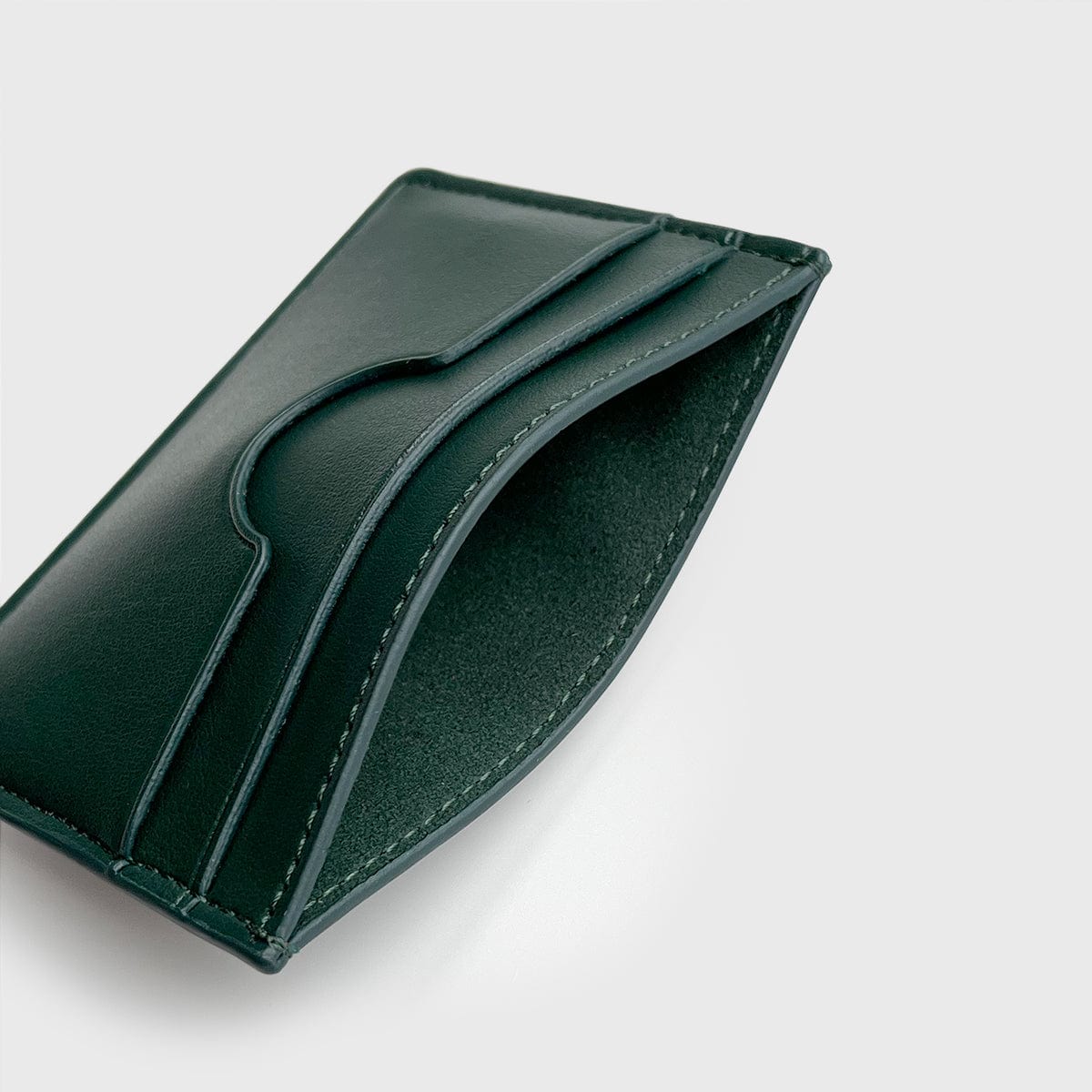 Oliver Co. London Premium Slim Card Holder (Forest Green / No) Forest Green / No