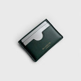 Immaculate Vegan - Oliver Co. London Premium Slim Card Holder (Forest Green / No) Forest Green / No