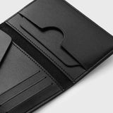Immaculate Vegan - Oliver Co. London Premium RFID Apple Leather Compact Vegan Wallet | Black