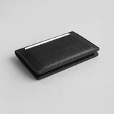 Immaculate Vegan - Oliver Co. London RFID Compact Apple Leather Vegan Wallet | Black