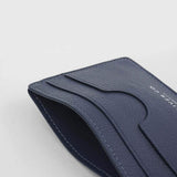 Immaculate Vegan - Oliver Co. London Slim Apple Leather Vegan Cardholder | Coastal Blue