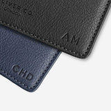 Immaculate Vegan - Oliver Co. London Slim Apple Leather Vegan Cardholder | Coastal Blue
