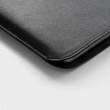 Oliver Co. London Slim Apple Leather Vegan Laptop Sleeve | Black 13"-16" Options