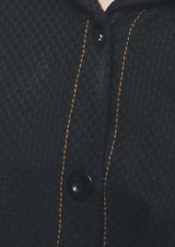 Organique Structured Shirt Dress in Black L