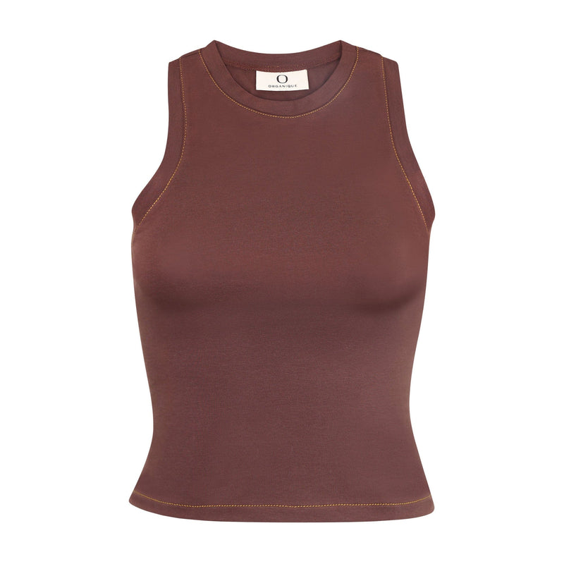 Organique Tank Top in Brown
