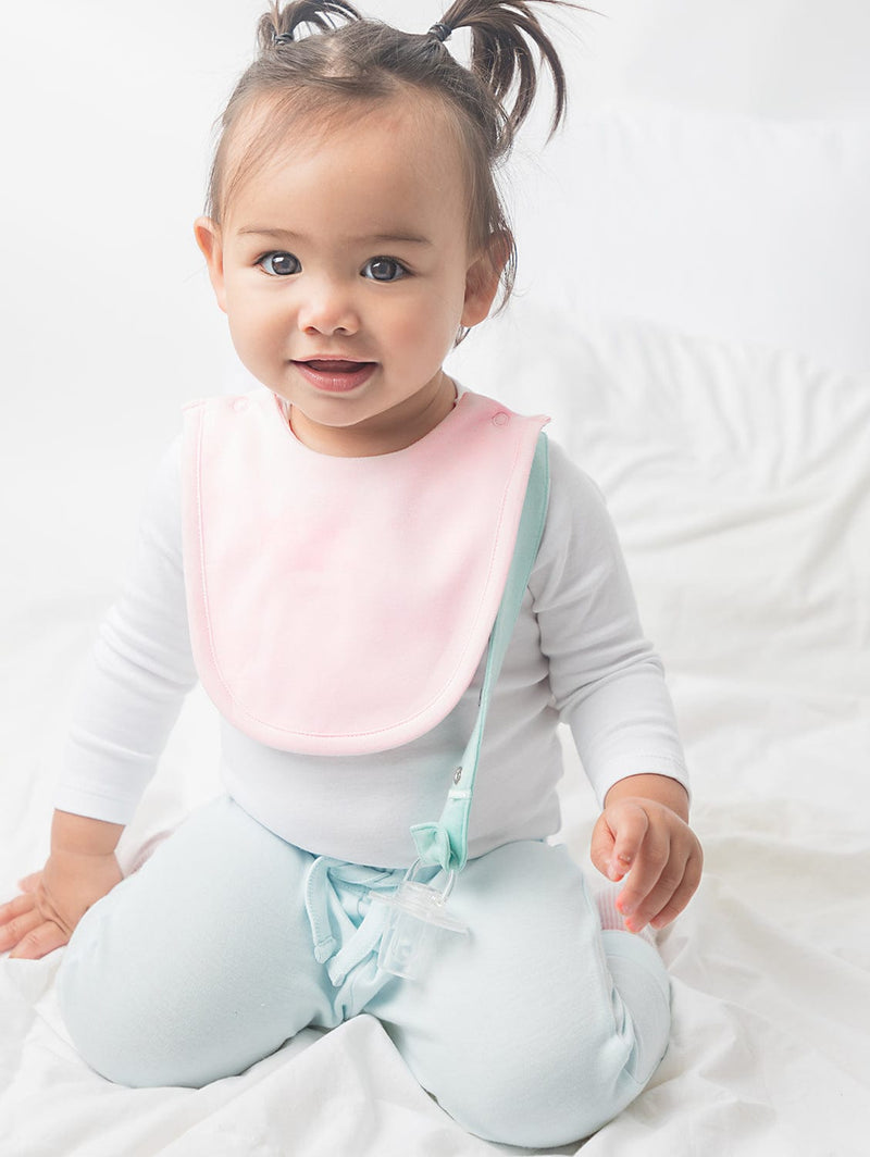 Pop My Way Organic Cotton Bib | Lemon