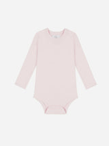 Immaculate Vegan - Pop My Way Organic Cotton Long Sleeved Bodysuit | Pink Pink / 3-6 months
