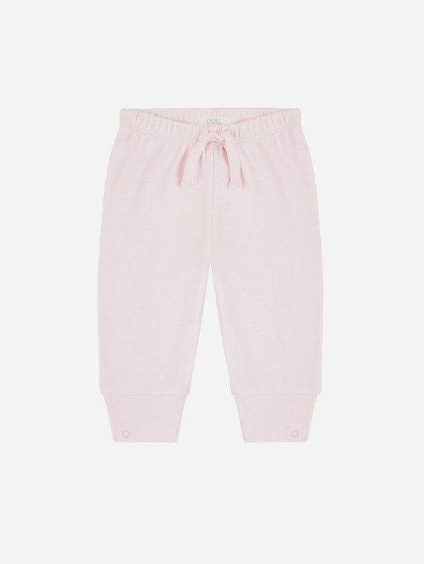 Pop My Way Organic Cotton Trousers | Pink Pink / 3-6 months