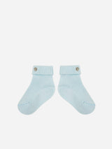 Immaculate Vegan - Pop My Way Organic Cotton Socks | Sky Blue Sky Blue / 6-18 months