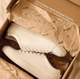 Immaculate Vegan - Ration.L R-Kind Unisex Vegan Leather Trainer | Moon White