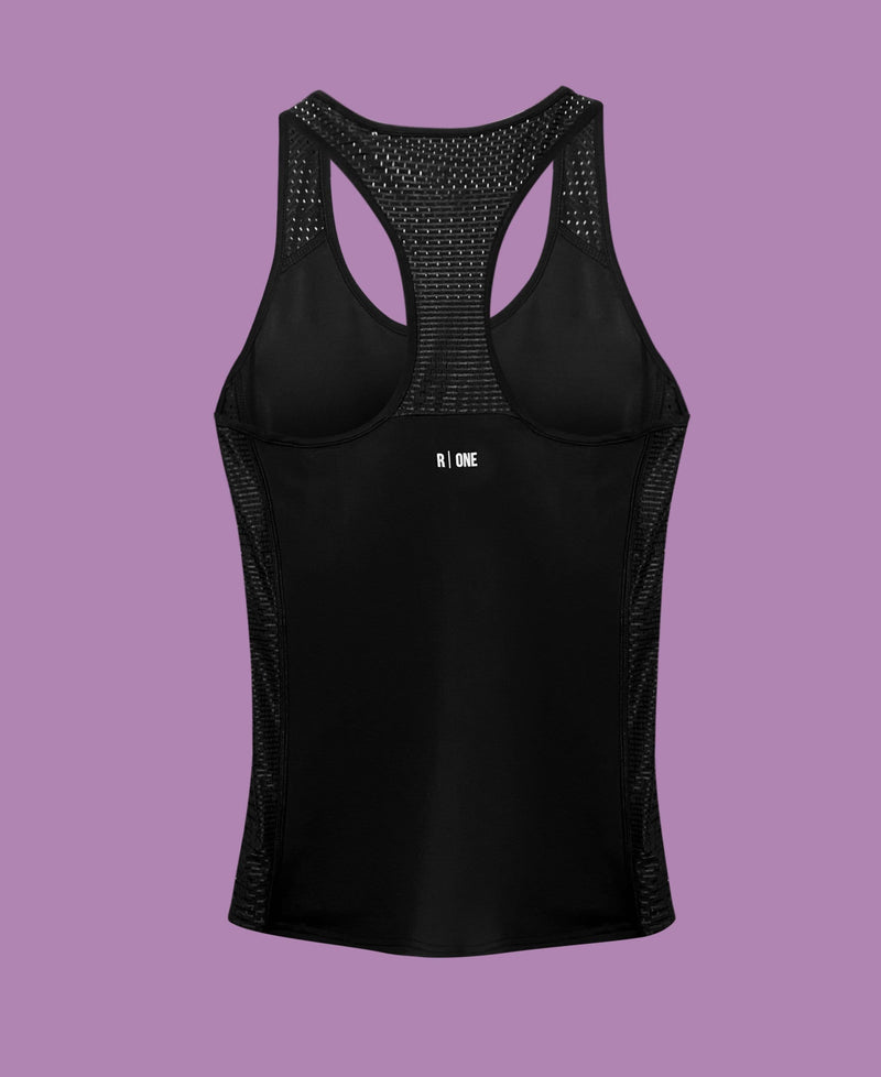 Reflexone B-Confident Recycled Material Sports Vest | Black