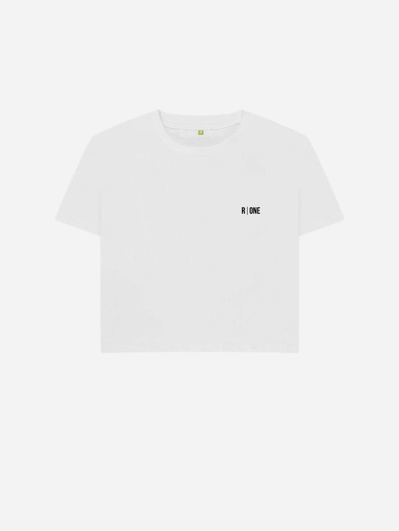 Reflexone B-Relaxed Crop Organic T-shirt | White White / 18