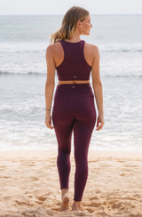 Immaculate Vegan - SEPTEMBER Isa Sports Bra Mahogany