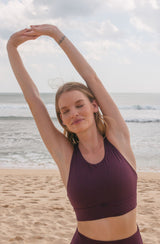 Immaculate Vegan - SEPTEMBER Isa Sports Bra Mahogany