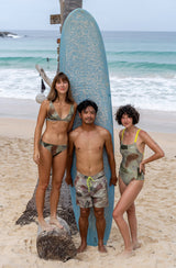 Immaculate Vegan - SEPTEMBER Unisex Greenough Sea Foam Camo Boardshorts