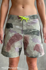 Immaculate Vegan - SEPTEMBER Unisex Greenough Sea Foam Camo Boardshorts