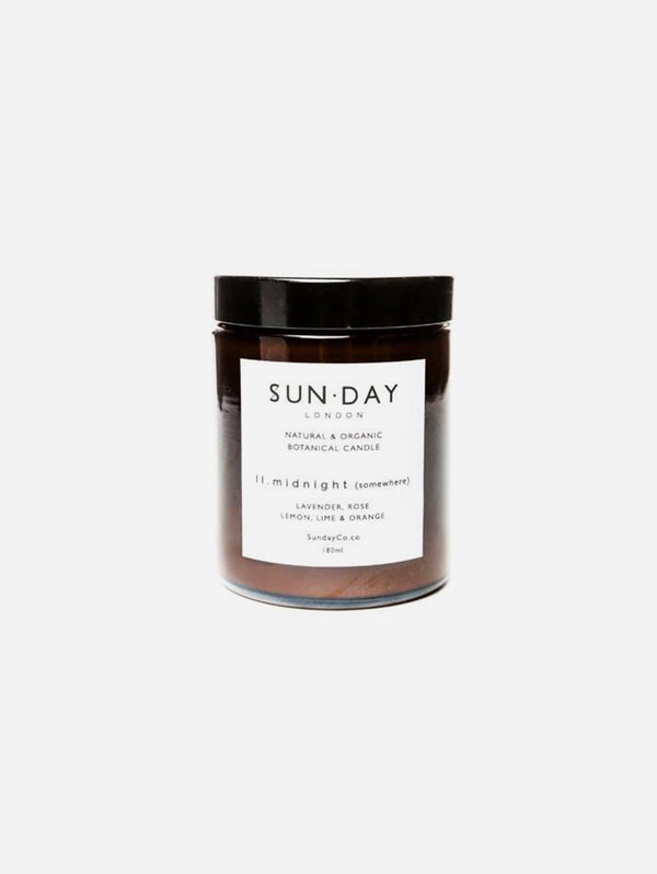 Sun.day of London Luxury Vegan Candle | Midnight (Somewhere) 180ml Midi - 180ml Candle
