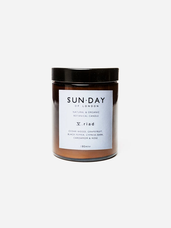 Sun.day of London Luxury Vegan Candle | Riad 180ml Midi - 180ml Candle