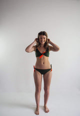 Immaculate Vegan - Sūndar Swim The Buriganga ECONYL® Reversible Bikini Top | Multiple Colours 6 / Green/Neon Orange