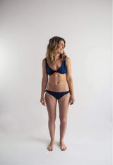 Immaculate Vegan - Sūndar Swim The Buriganga ECONYL® Reversible Bikini Top | Multiple Colours 6 / Navy/Orange