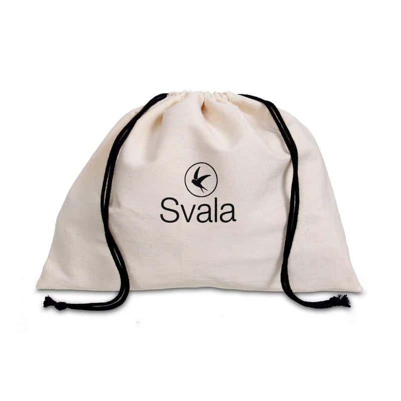 Svala Eva Vegan Foldover Clutch | Black Piñatex®