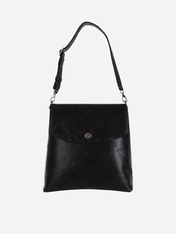 Gemma Vegan Leather Backpack | Black