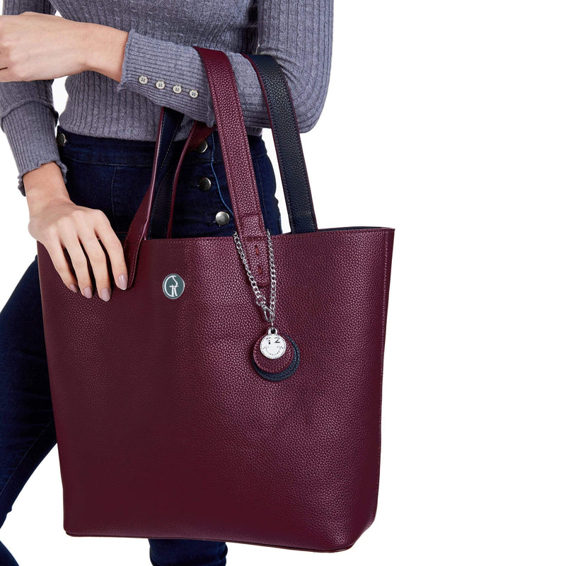 The Morphbag by GSK 3 Vegan Leather Bags in 1 | Blackberry & Currant