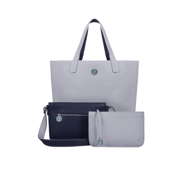 The Morphbag by GSK 3 Vegan Leather Bags in 1 | Deep Sea & Cloud