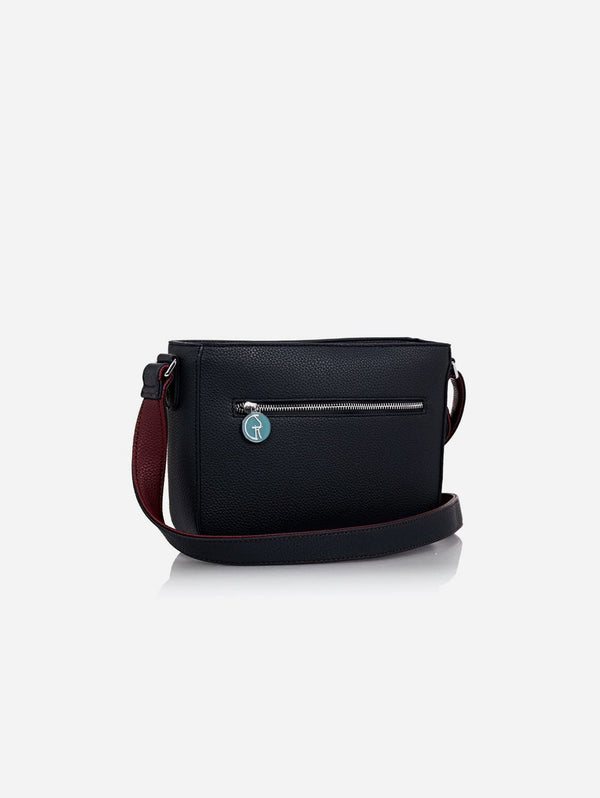 The Morphbag by GSK Cross-Body Vegan Handbag In Blue & Red