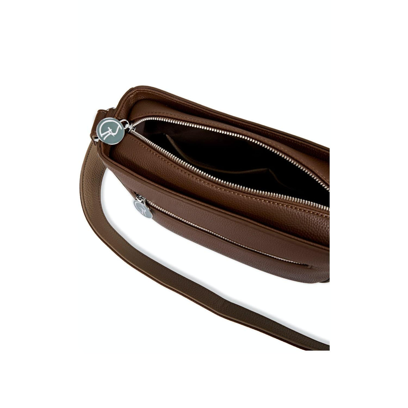 Brown offers vegan leather crossbody bag