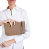 Immaculate Vegan - The Morphbag by GSK Vegan Leather Multi-Function Clutch In Beige