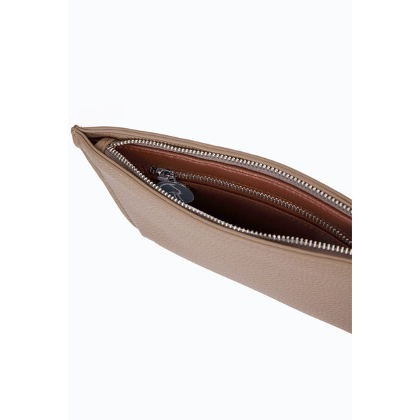 The Morphbag by GSK Vegan Leather Multi-Function Clutch In Beige