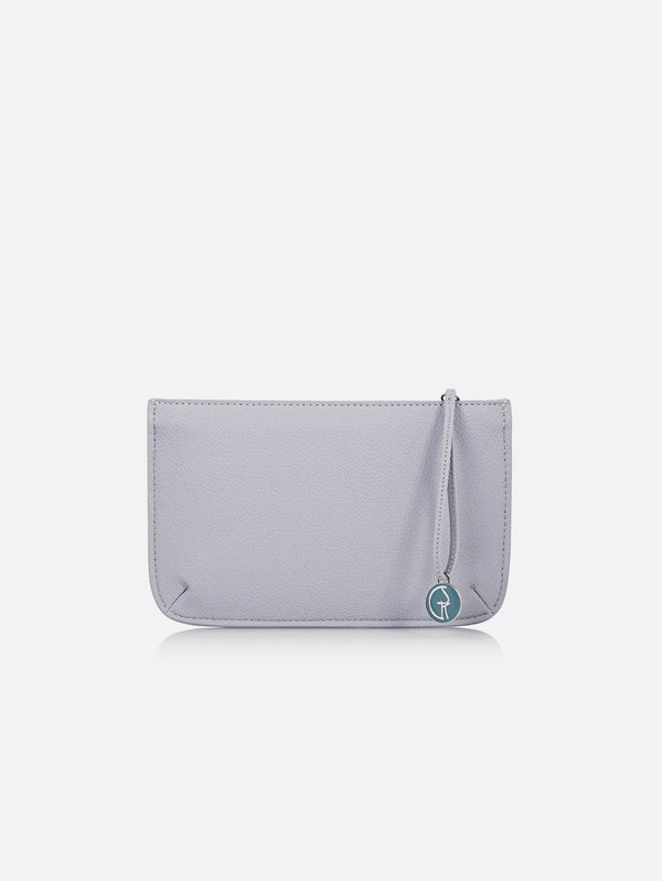 The Morphbag by GSK Vegan Leather Multi-Function Clutch In Grey