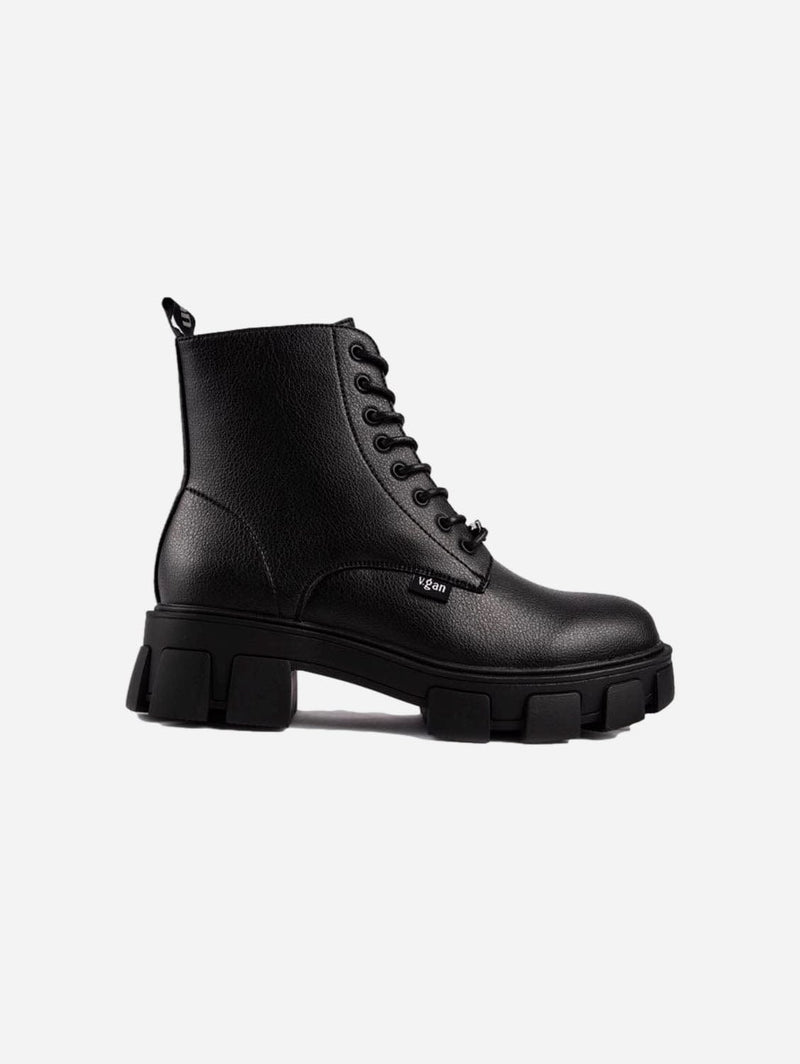 V.GAN Matcha Women's Vegan Leather Ankle Boots | Black 3