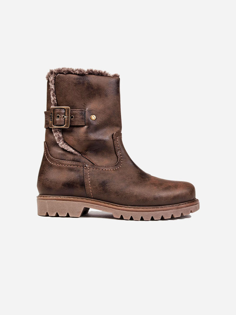 V.GAN Pepper Women's Vegan Leather Mid Calf Boots | Brown 8