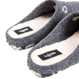 V.GAN Flax Men's Recycled Vegan Mule Slippers | Grey