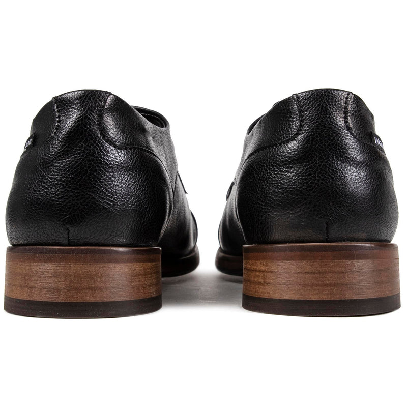 V.GAN Ginger Men's Vegan Leather Derby Shoes | Black
