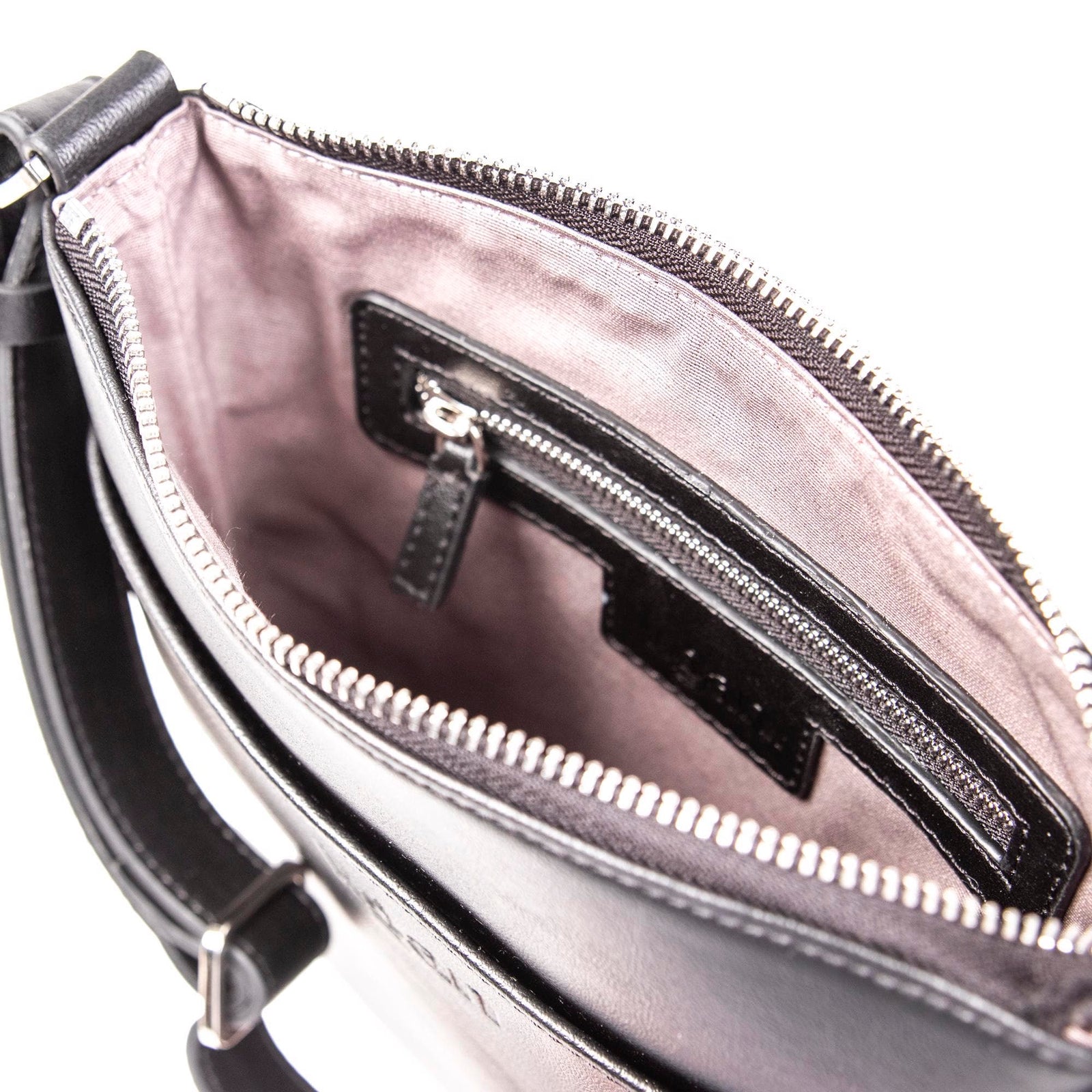 V.GAN - Top Zip Vegan Leather Cross Body Bag | Black V.GAN - Top Zip Vegan Leather Cross Body Bag | Black