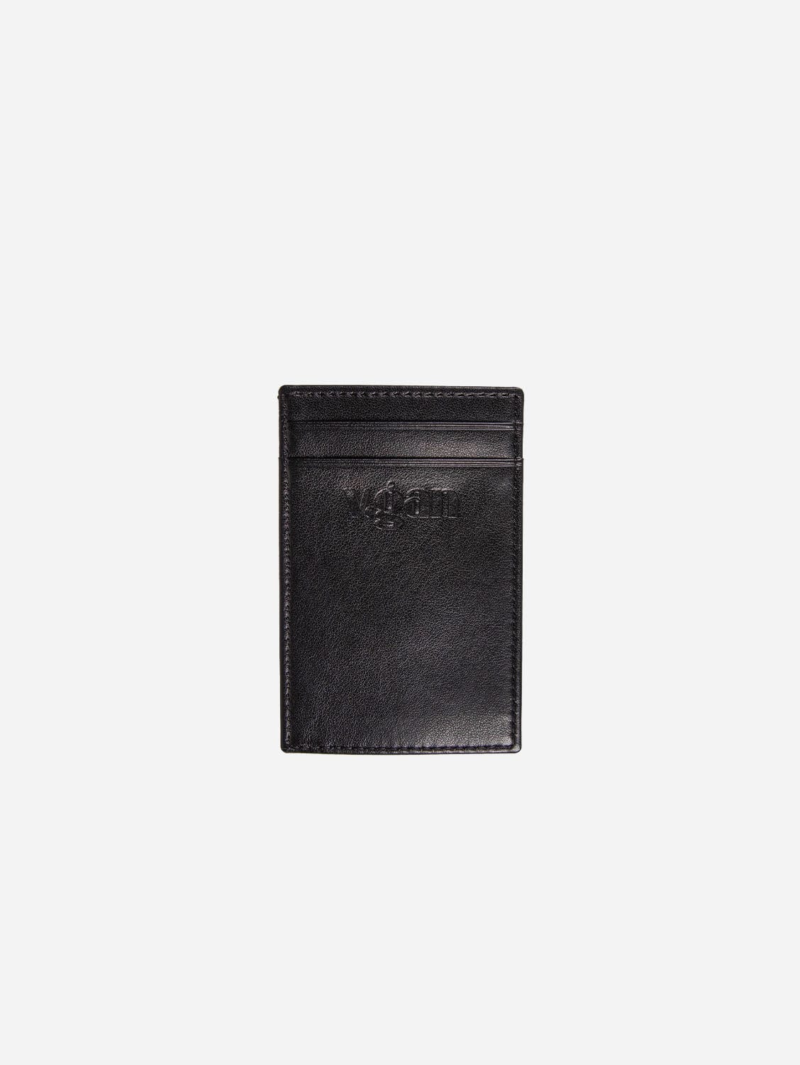 V.GAN Vegan Leather Card Wallet | Black One Size