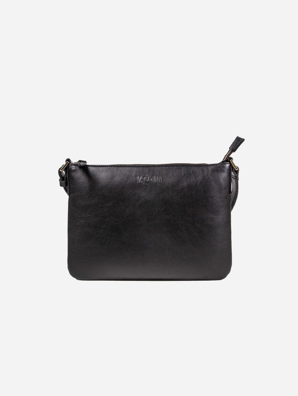 V.GAN Vegan Leather Crossbody Handbag | Black One Size