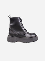 V.GAN Borage Women's Vegan Leather Platform Ankle Boots | Black UK3 / EU36 / US5