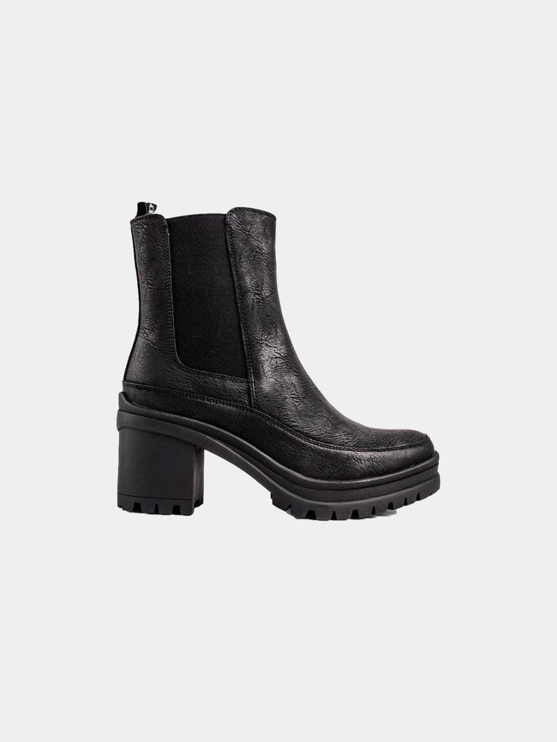 V.GAN Hibiscus Women's Vegan Leather Chelsea Boots | Black UK3 / EU36 / US5